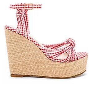 Raye Gina Wedge in Red Size 9/ excellent